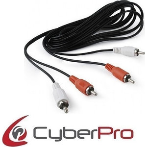 CYBERPRO CP-2R030 CABLE 2 RCA TO 2 RCA, 3M