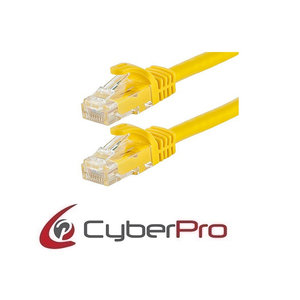 CYBERPRO UTP Cable Cat6 yellow 2m