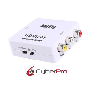 CyberPro CP-HA10 Converter HDMI to AV (Upscaler 1080p)