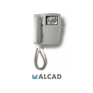 ALCAD MVB-004 Ασπρομαύρη οθόνη L201 aesthetic με ακουστικό για σύστημα θυροτηλεοράσης 2 καλωδιών