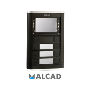 ALCAD PPD-52103 Entrance panel with 3 double pushbuttons and window for entrance panel module