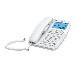 Ενσύρματο τηλέφωνο με αναγνώριση κλήσης Λευκό GCE 6215