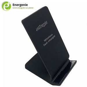 ENERGENIE WIRELESS PHONE CHARGER STAND 10W BLACK COLOR