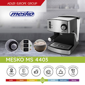 MESKO ESPRESSO MACHINE 850W 15 BAR ART12
