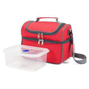 Ισοθερμική τσάντα 6Lt με δοχείο φαγητού BENZI Κόκκινη BZ5123