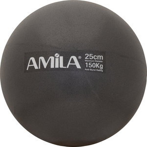 Μπάλα Γυμναστικής AMILA Pilates Ball 25cm Μαύρη Bulk