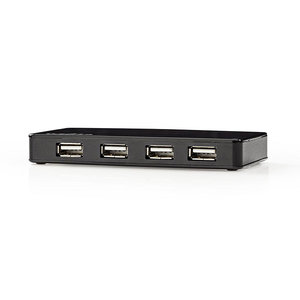 NEDIS UHUBU2730BK USB Hub 7-Port USB 2.0 Separate Power