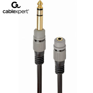CABLEXPERT 6,35MM TO 3,5MM AUDIO ADAPTER CABLE 0,2M