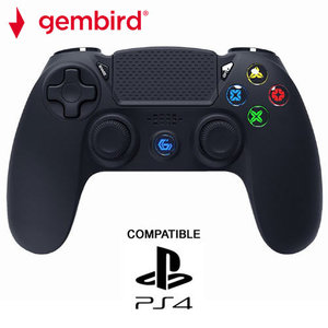 GEMBIRD WIRELESS GAME CONTROLLER FOR PC/PS4 BLACK