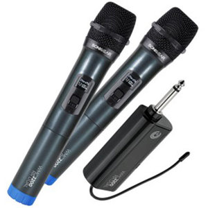 SONICGEAR WMC 2200RR DUAL WIRELESS MICROPHONES WITH RECEIVER