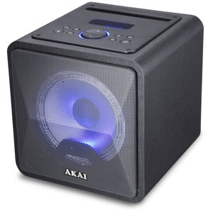 Akai ABTS-B6 Φορητό ηχείο Bluetooth karaoke με USB, LED, micro SD, Aux-In, Aux-Out και ενσ. μικρόφωνο – 20 W