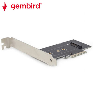 GEMBIRD M.2 SSD ADAPTER PCI-EXPRESS ADD-ON CARD WITH EXTRA LOW-PROFILE BRACKET