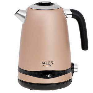 ADLER 1,7L STEEL ELECTRIC KETTLE WITH LCD AND TEMPERATURE CONTROL