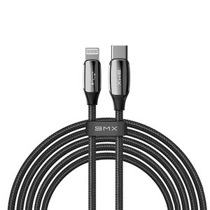 Baseus CATLLP-A01 Cable BMX Sequins MFi USB Type C - Lightning PD 18W 2,4A 1,2 meters black