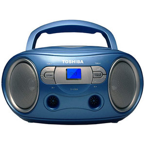 TOSHIBA AUDIO PORTABLE CD BOOMBOX BLUE