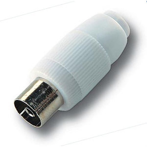 ALCAD RM-095 Straight Connector IEC Male (RF), 9.5mm, Shielded