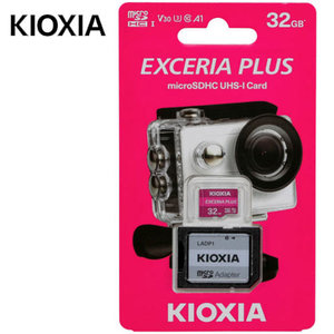 KIOXIA 4K MICRO SD 32GB EXCERIA PLUS UHS I U3 WITH ADAPTER M303