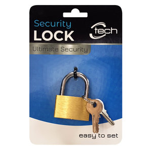 CTECH λουκέτο ασφαλείας με κλειδί CTL-0009, 25mm, μεταλλικό