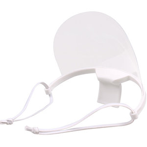 WHITE PLASTIC MULTI-PURPOSE FACE MASK  (hot weekends - ULTIMATE OFFERS)