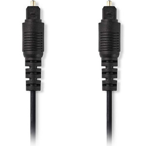 NEDIS CAGP25000BK10 Optical Audio Cable, TosLink Male - TosLink Male, 1m, Black  (hot weekends)