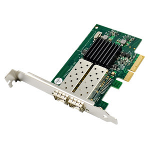 POWERTECH κάρτα επέκτασης PCIe σε Dual SFP ST722, 1000Mbps, JL82576EB