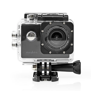 NEDIS ACAM07BK Action Cam 1080p@30fps 12MPixel Waterproof up to: 30.0m 90 min Mo