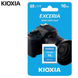 KIOXIA SD EXCERIA 16GB UHS I 100MBs