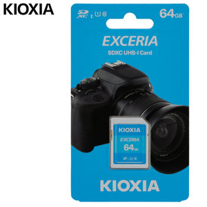 KIOXIA SD EXCERIA 64GB UHS I 100MBs
