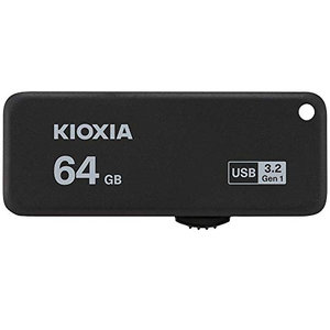KIOXIA USB 3,0 64GB YAMABIKO U3.2 BLACK