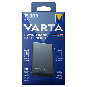 VARTA 57982101111 Powerbank Fast Energy 15000 mAh