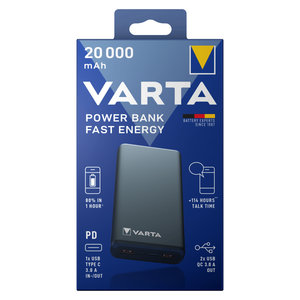 VARTA 57983101111 Powerbank Fast Energy 20000 mAh