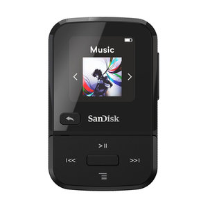 SanDisk MP3 Player SDMX30-016G-E46K Clip Sport Go Black 16GB