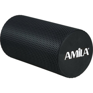 AMILA Foam Roller Φ15x30cm Μαύρο