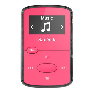 SanDisk MP3 Player SDMX26-008G-E46P, Clip JAM Pink