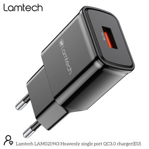 LAMTECH QUICK CHARGER USB3.0 18W BLACK