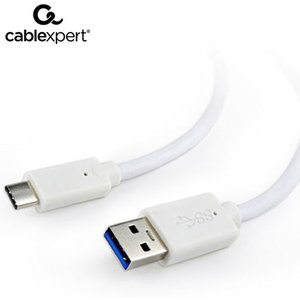 CABLEXPERT CCP-USB3-AMCM-6-W USB 3.0 AM TO TYPE-C CABLE 1,8M WHITE  (hot weekends)