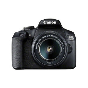 CANON EOS 2000D +EF-S 18-55mm IS II  - κάμερα DSLR - Μαύρο