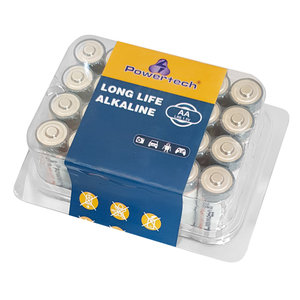 POWERTECH Long Life Αλκαλικές μπαταρίες PT-947, AA LR6 1.5V, 24τμχ