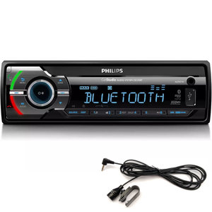 Philips CE235BT/GRS MIC Ηχοσύστημα αυτοκινήτου με Bluetooth και εξ. μικρόφωνο σετ, είσοδο επιπλέον μικρ., USB, κάρτα SD και Aux-In 4 x 50 W