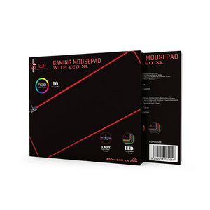 LAMTECH GAMING MOUSEPAD WITH LED FX EXTRA LARGE