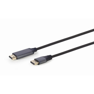 CABLEXPERT DISPLAYPORT TO HDMI CABLE PREMIUM SERIES 4K 1,8M RETAIL PACK
