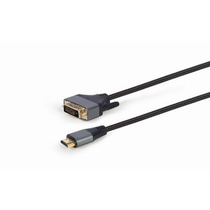 CABLEXPERT HDMI TO DVI CABLE PREMIUM SERIES 4K 1,8M RETAIL PACK