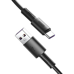 JOYROOM καλώδιο USB σε USB Type-C Thread Series S-M406, 5A, 1m, μαύρο