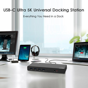 WAVLINK USB UNIVERSAL DOCKING STATION USB-C IN DUAL 4K