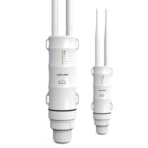 WAVLINK AC600 DUAL-BAND HIGH POWER OUTDOOR WIRELESS AP/RANGE EXTENDER/ROUTER WITH PoE & ANTENNAS