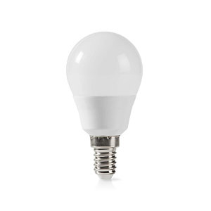 NEDIS LEDBDE14G45 LED Bulb E14 G45 6 W 470 lm 2700 K Warm White Frosted 1 pcs