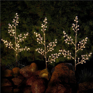 GOOBAY σετ LED φωτιστικό δέντρο 58256, 3000K, 5lm, IP44, 70cm, 3τμχ
