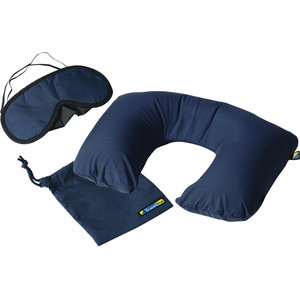 Travel Blue Σετ μαξιλάρι αυχένα & μάσκα ύπνου μπλε