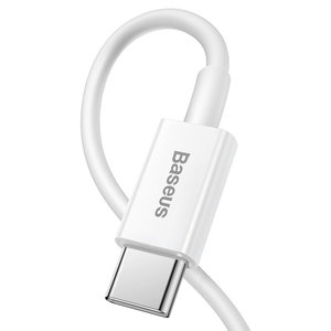 BASEUS καλώδιο USB Type-C σε Lightning CATLYS-B02, 20W, 1.5m, λευκό