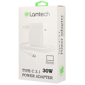 LAMTECH TYPE C 3.1 POWER ADAPTER 30W 15V 2A